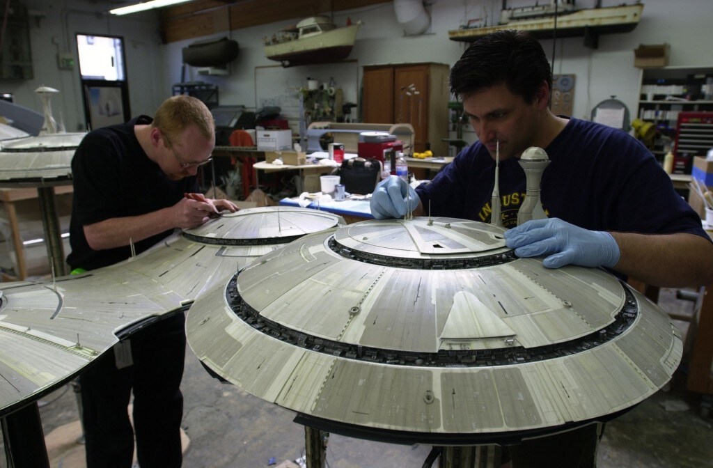Attack of the Clones - Adam Savage working on the Kamino model