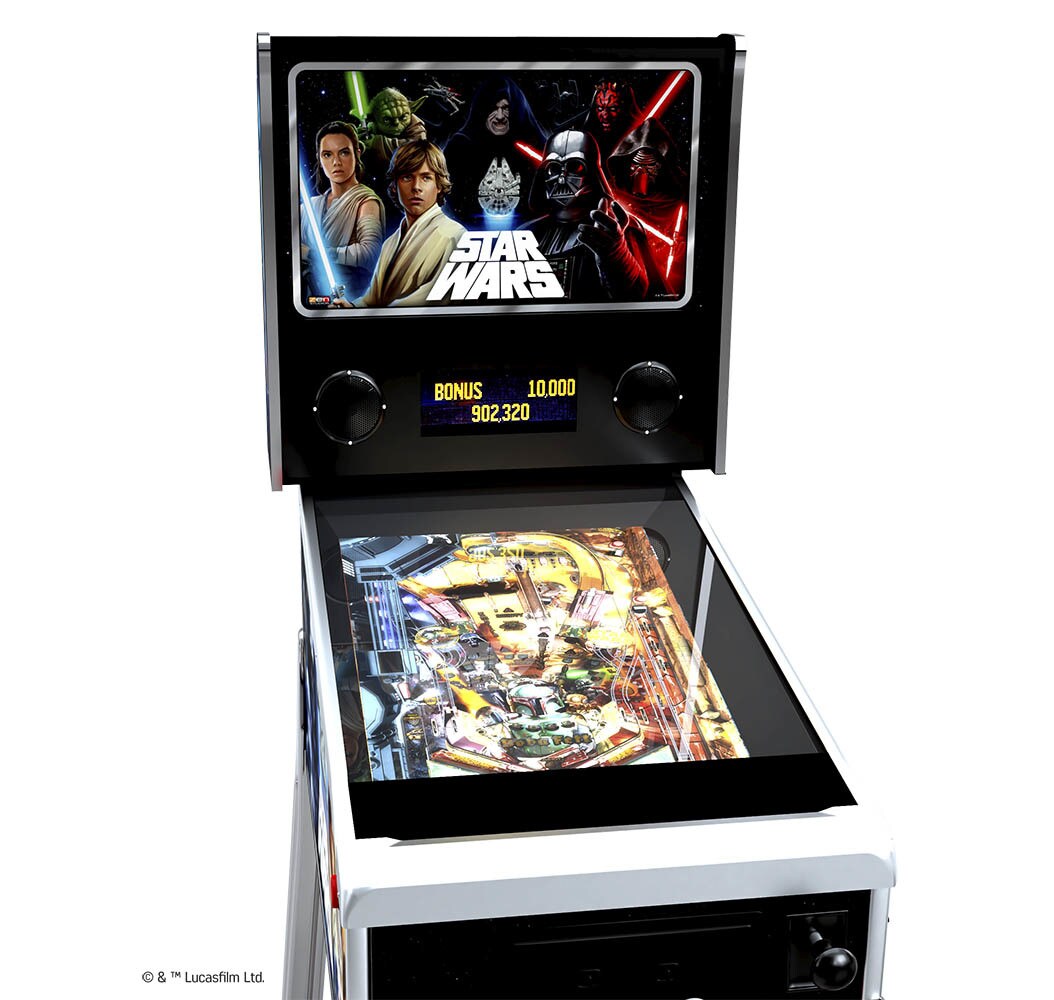 Arcade1UP’s Star Wars Pinball top view