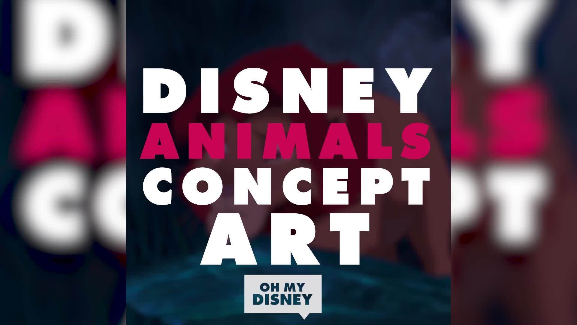Disney Animals Concept Art | Exclusives by Oh My Disney