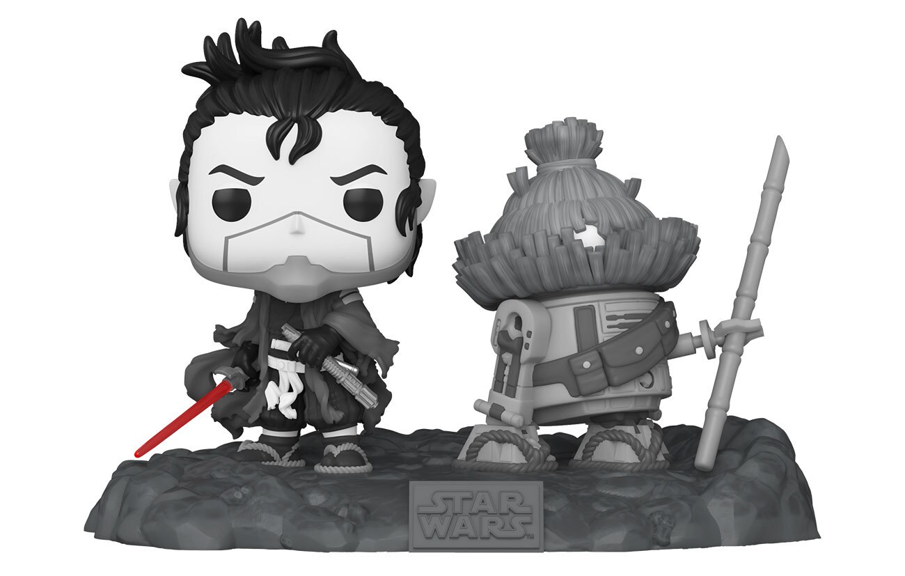 Funko POP! Deluxe featuring the Ronin and B5-56 from "The Duel."