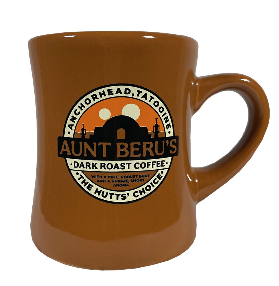 Star Wars Celebration exclusive Aunt Berus Dark Roast coffee mug