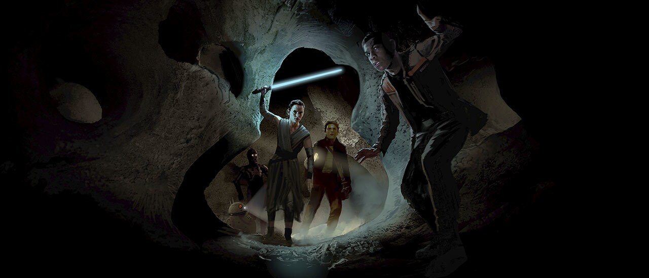 Art of Star Wars: The Rise of Skywalker Finn, Rey, and Poe