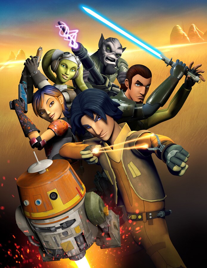 Star Wars Rebels - the crew of the Ghost