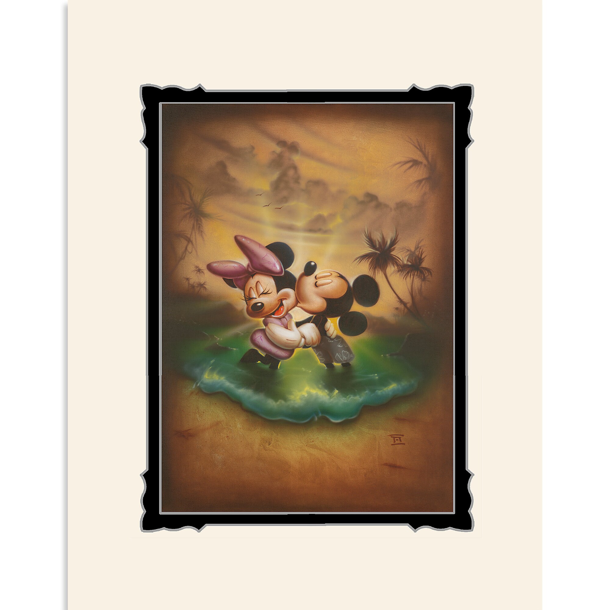 Mickey and Minnie Mouse ''Life with You Is a Dream'' Deluxe Print by Noah