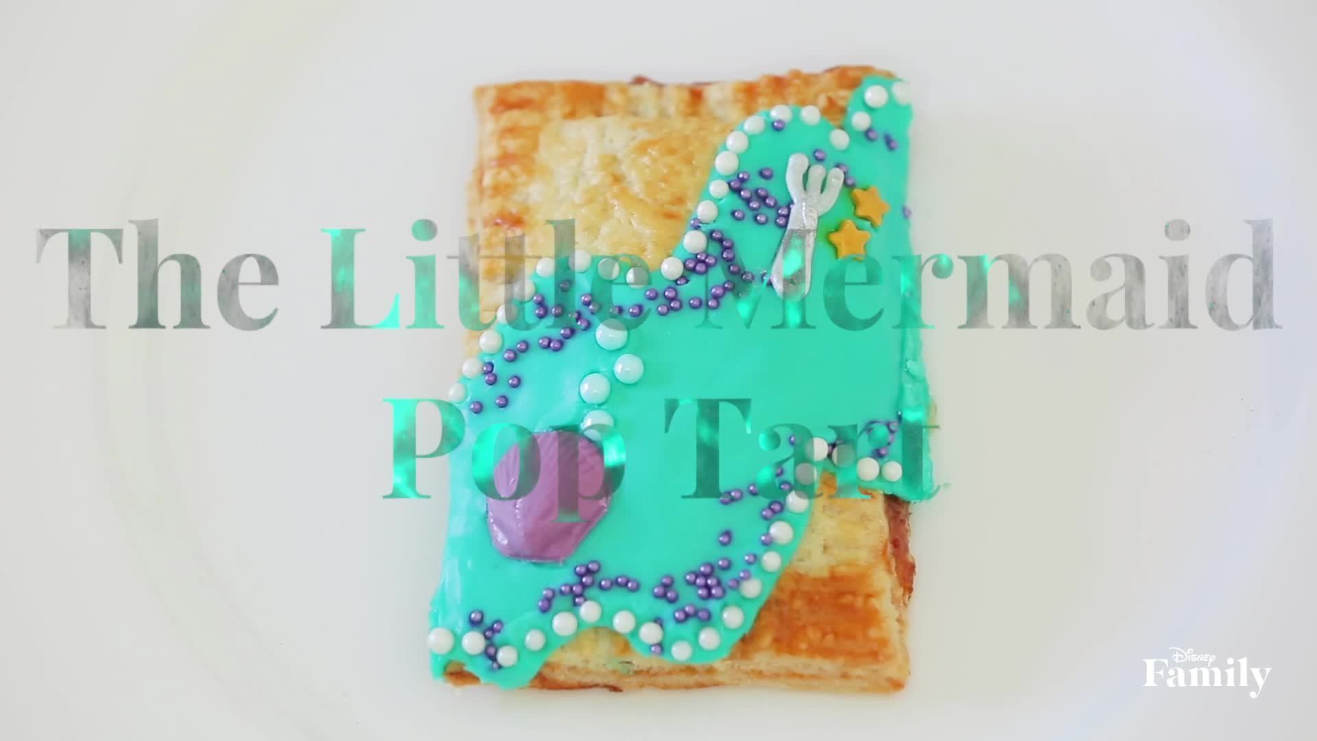 The Little Mermaid Pop Tart | #DisneyWeekend