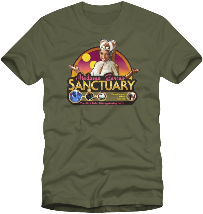 Star Wars Celebration exclusive Garsa Fwip's Sanctuary t-shirt