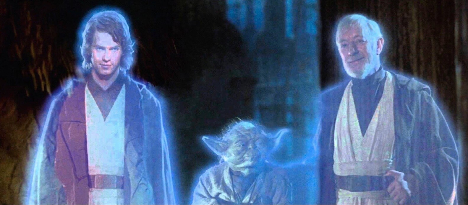 Return of the Jedi - Anakin, Yoda, and Obi-Wan Force Ghosts