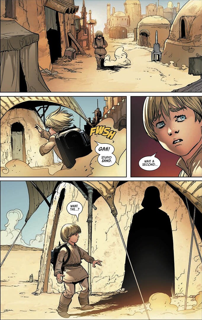 A page from Issue 25 of Marvel's Darth Vader: Dark Lord of the Sith.