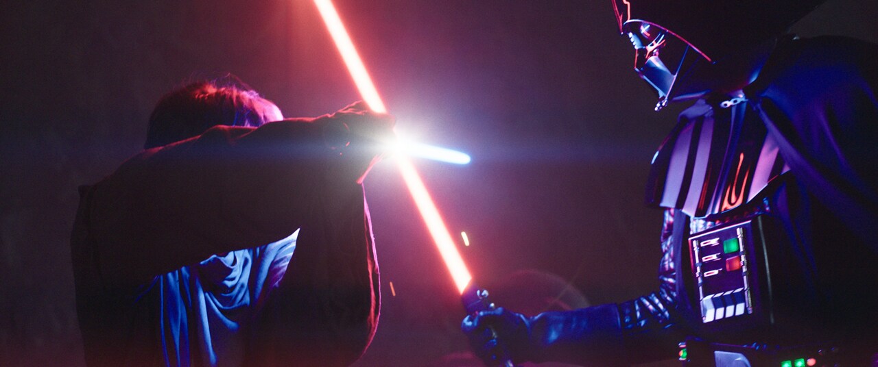 Obi-Wan Kenobi and Darth Vader