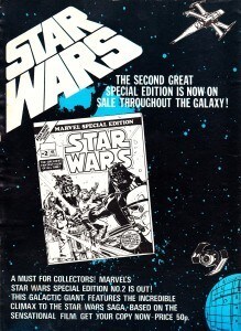 An ad for Marvel's Star Wars #2