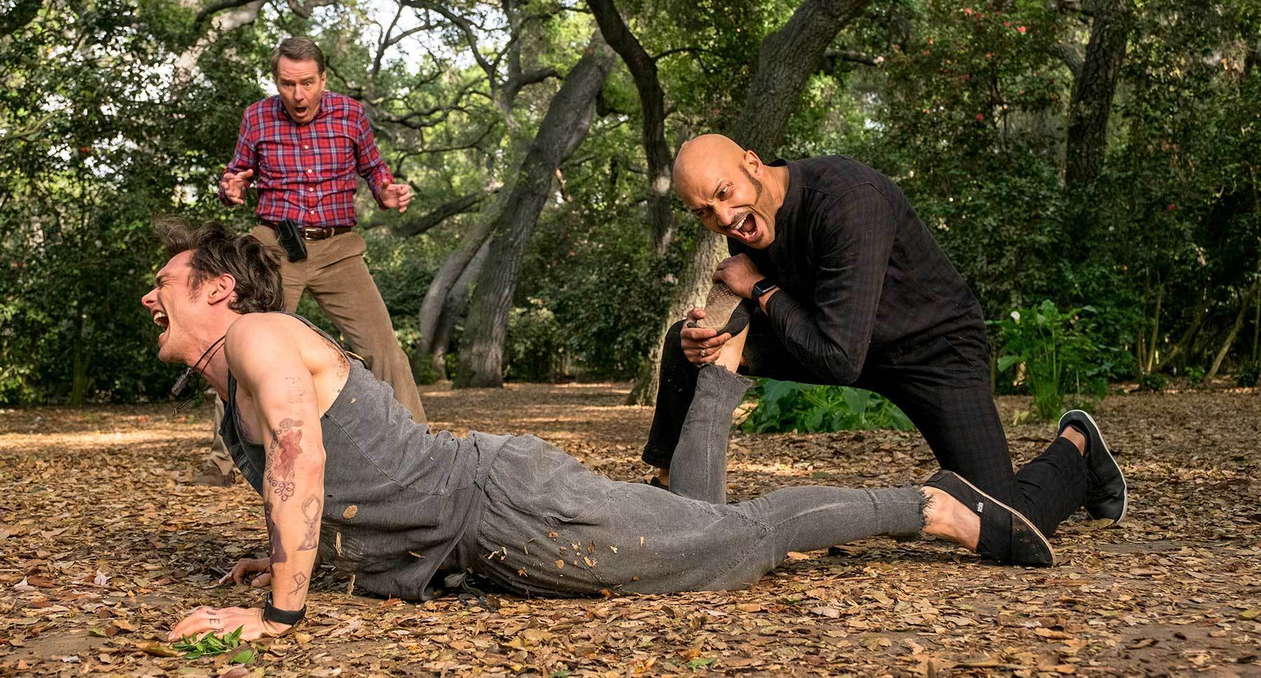 Bryan Cranston, James Franco, and Keegan-Michael Key in "Why Him? 