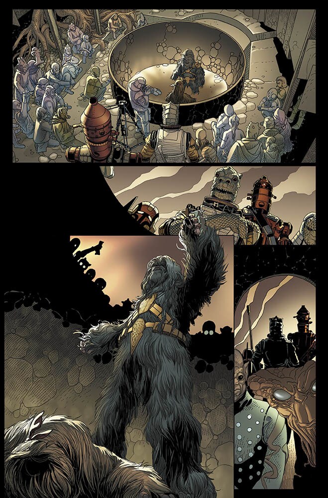 Excerpt of Krrsantan continued work for the Sith Lord throughout Vader’s eponymous comic