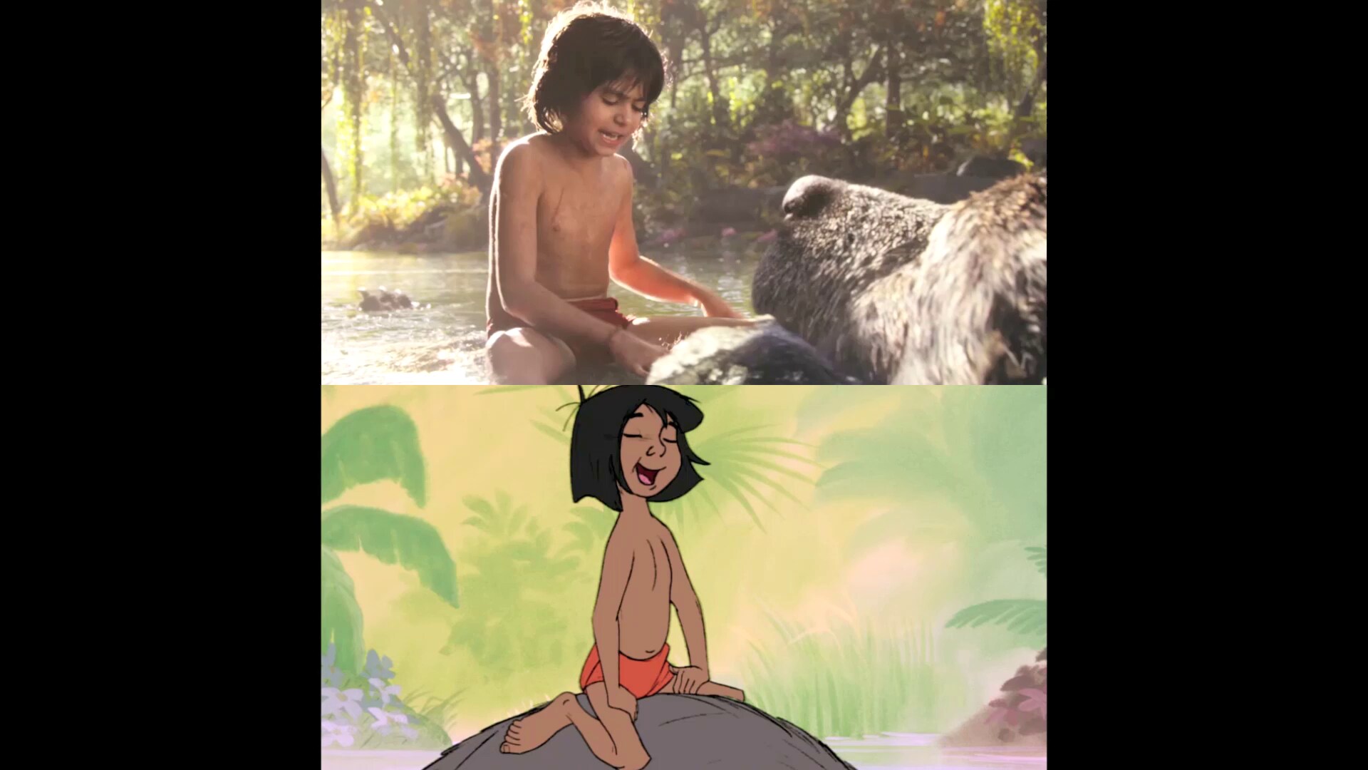The Jungle Book Trailer Gets Animated | Oh My Disney