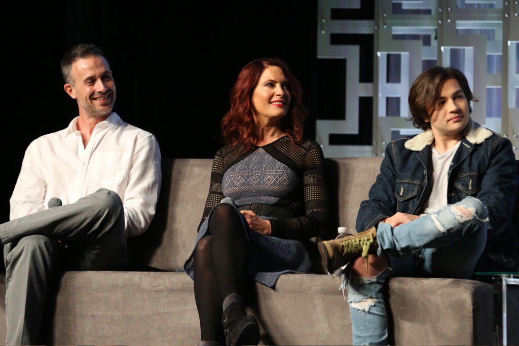 Rebels voice actors Freddie Prinze Jr., Vanessa Marshall, and Taylor Gray.