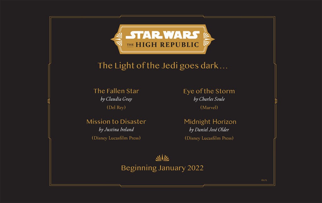 The next wave of books from The High Republic arrive in January 2022.