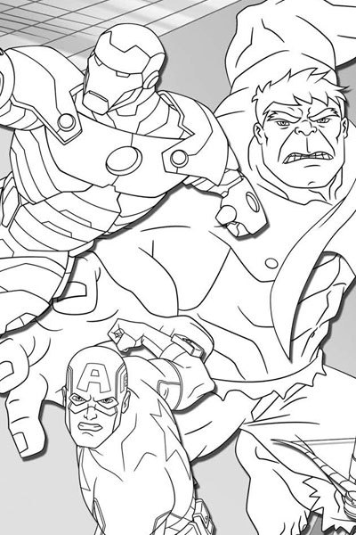 64 Top Avengers Assemble Coloring Pages Pictures