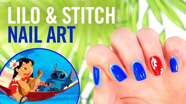 2. Cute Lilo and Stitch Nail Designs - wide 5