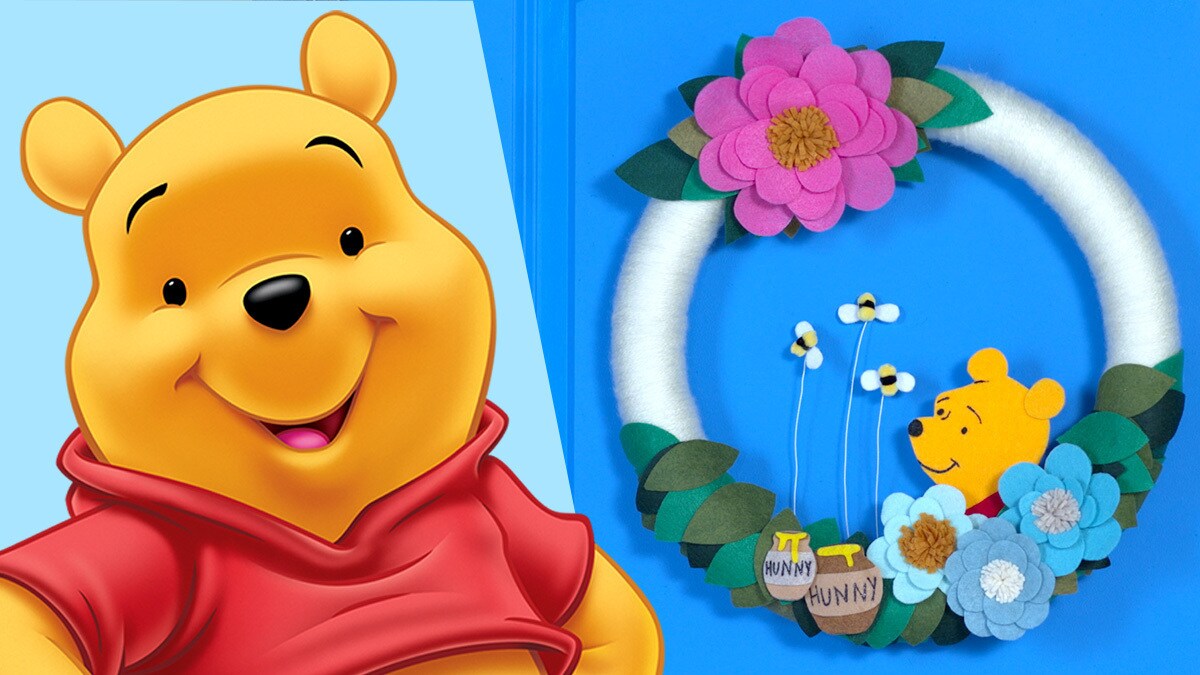 Winnie the Pooh Spring Wreath | Disney DIY by Disney Family