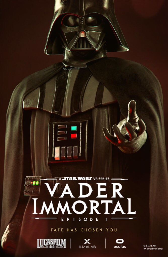Darth Vader Vader Immortal SDCC poster