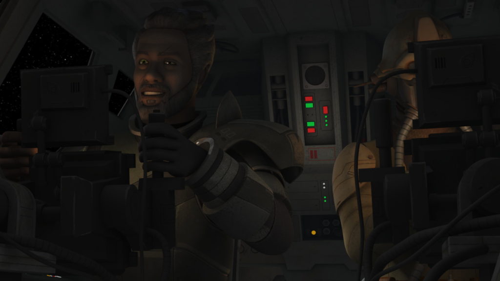 Saw Gerrera appears in an episode of Rebels.