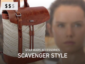 A Rey-themed scavenger style bag.