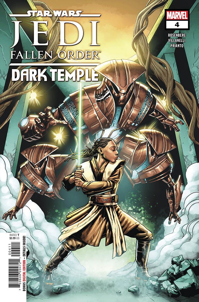 The cover of Jedi: Fallen Order Dark Temple issue #4.