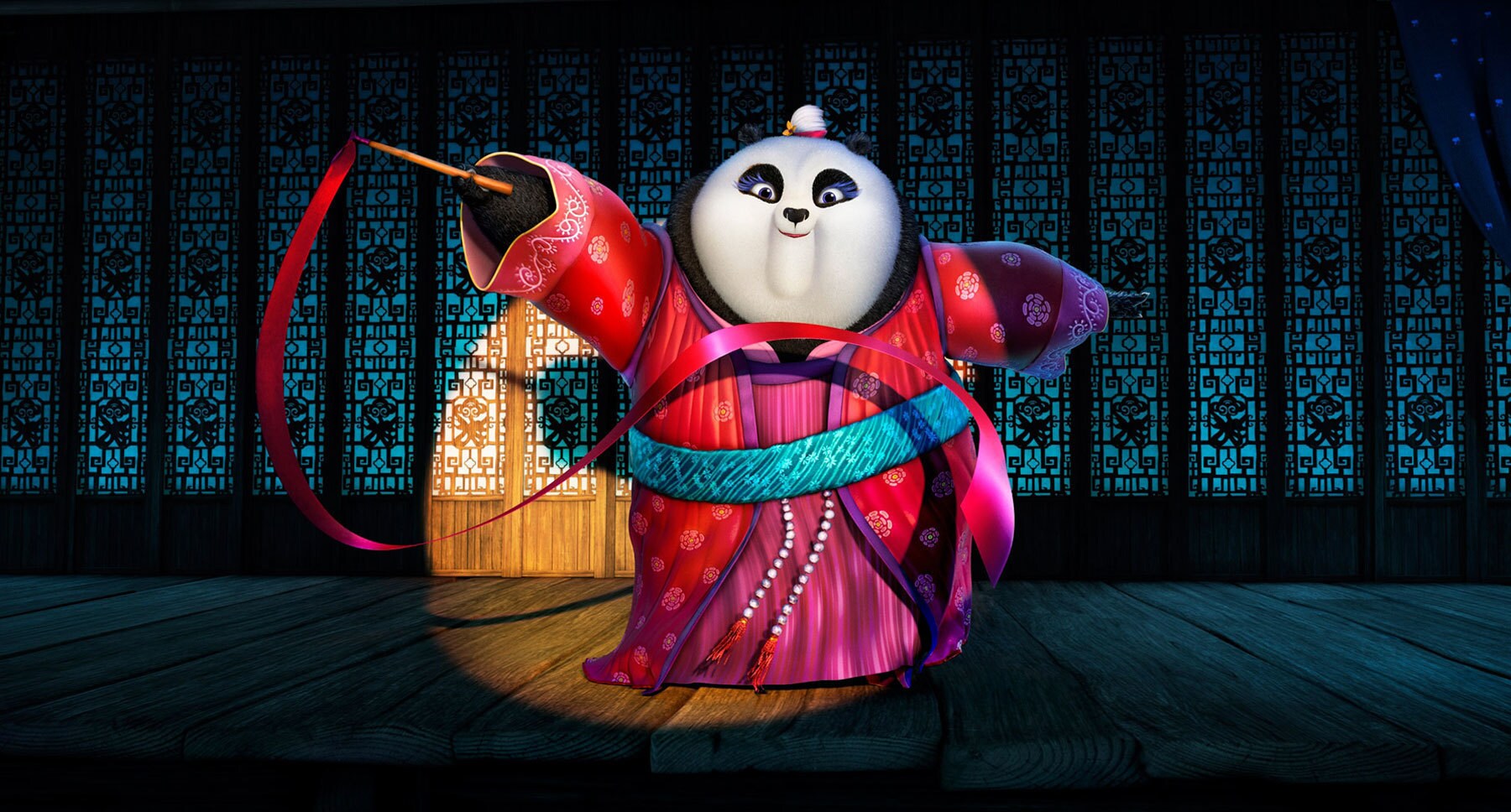 Mei Mei (voiced by Kate Hudson) in the movie "Kung Fu Panda 3"