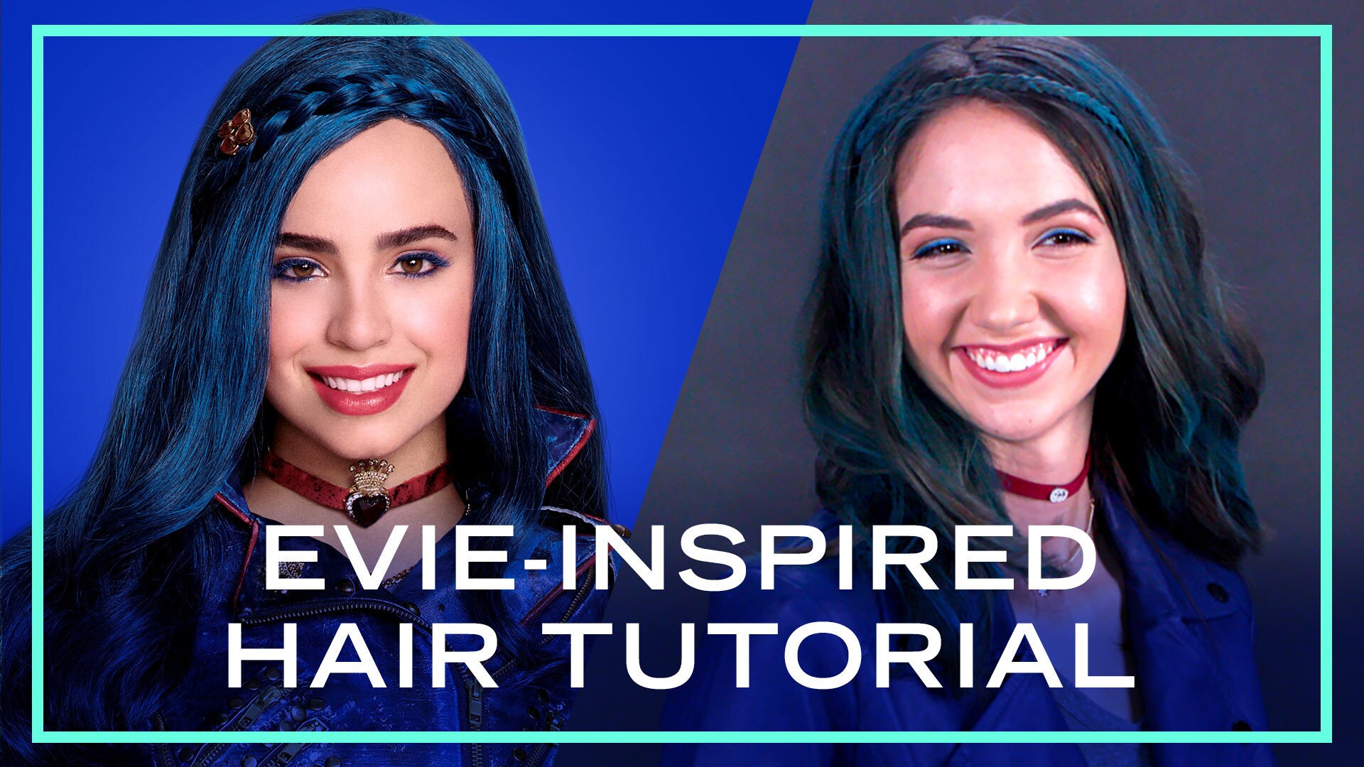 Evie Inspired Hair Tutorial From Descendants 2 Disney Style