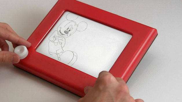 Etch-a-Sketch Mickey