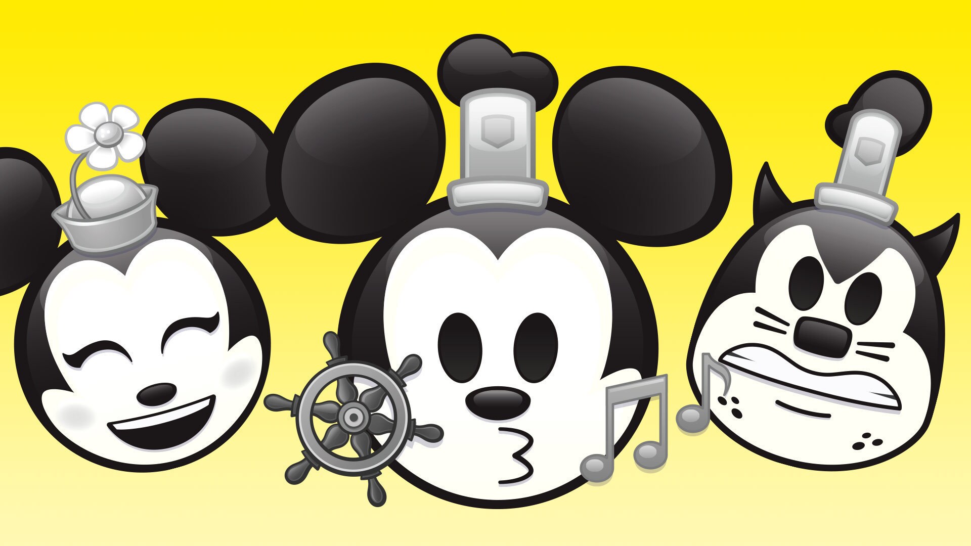 Steamboat Willie As Told By Emoji | Disney