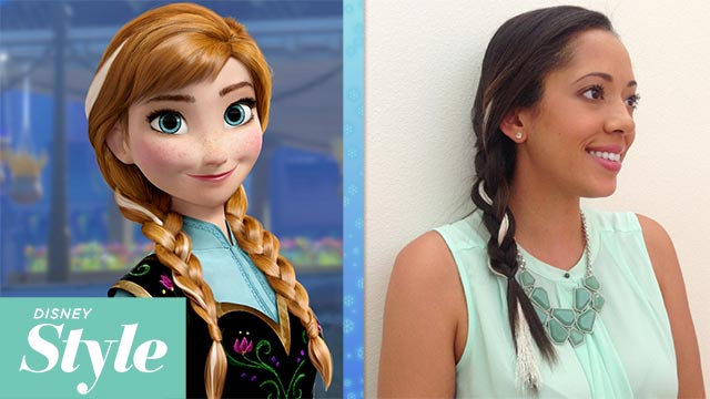Frozen-Inspired Touch Of Frost Hairstyle  Disney Video
