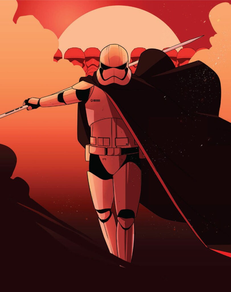 Captain Phasma art from Star Wars: Women of the Galaxy.