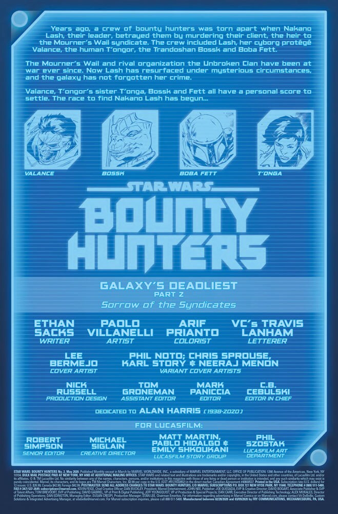 Star Wars: Bounty Hunters #2 page 1