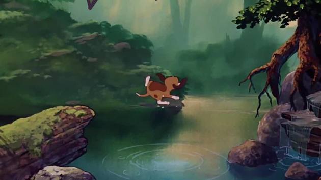 Fox and the Hound | Pool | archive - Disney LOL