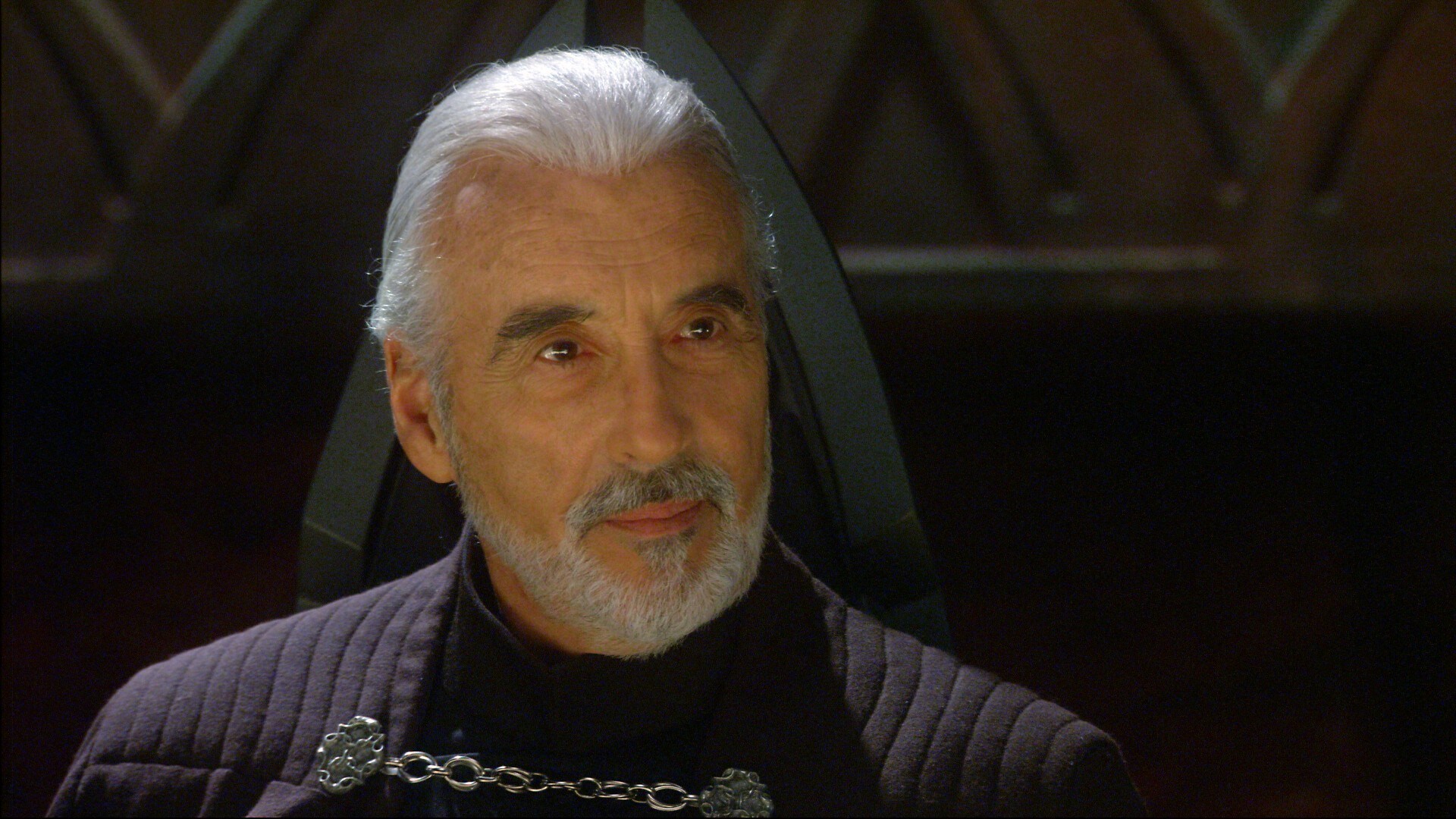 Christopher Lee as Count Dooku in Attack of the Clones
