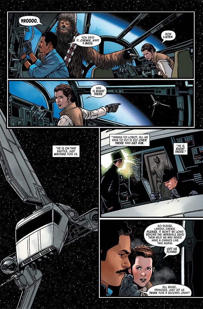 A page from Marvel's Star Wars 17.