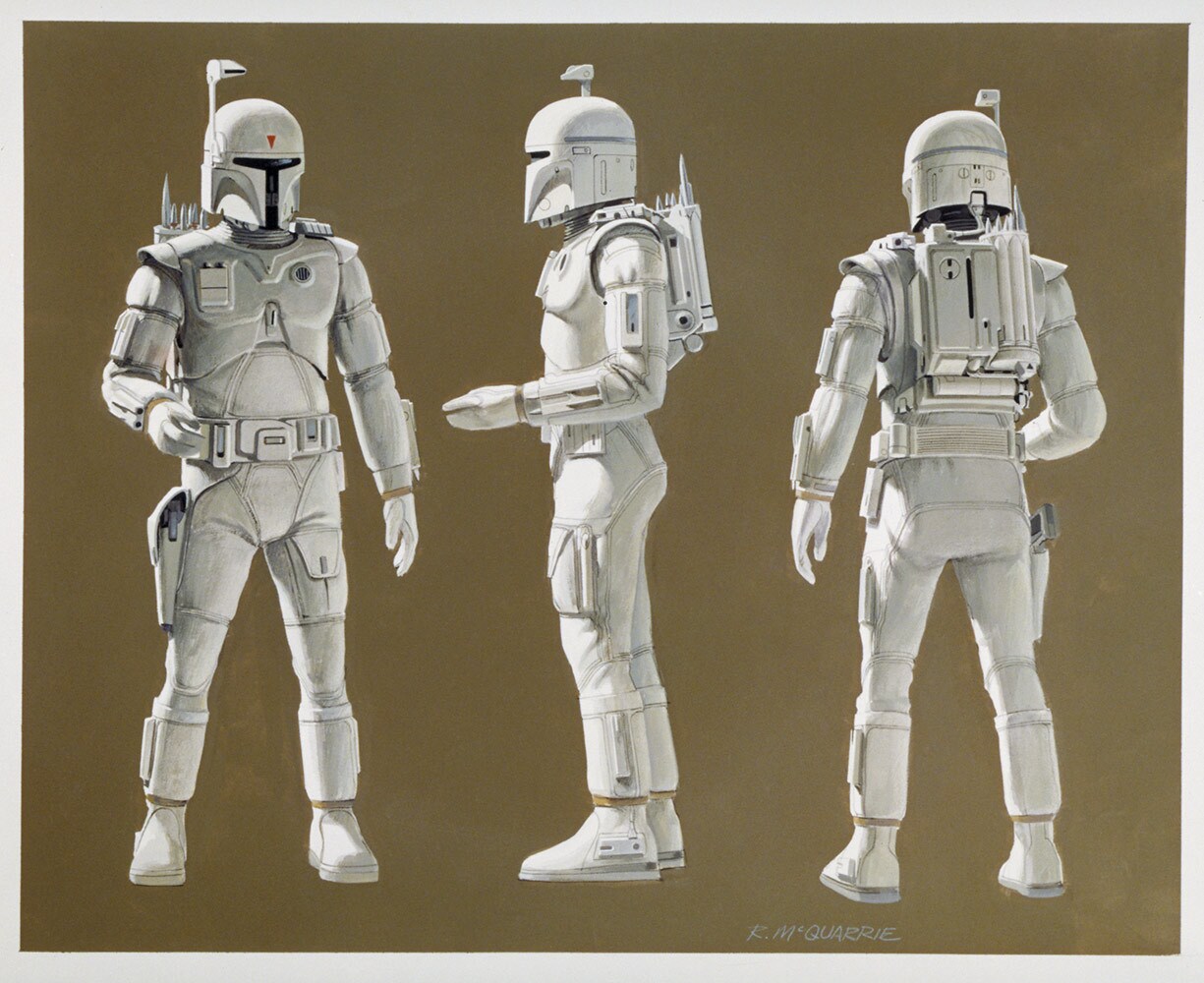 Boba Fett armor concept art