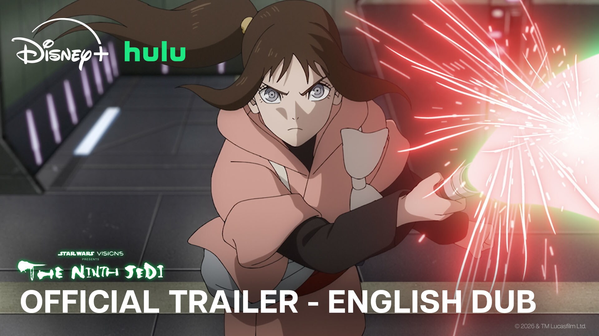 English Dub Trailer |  Star Wars: Visions Presents - The Ninth Jedi