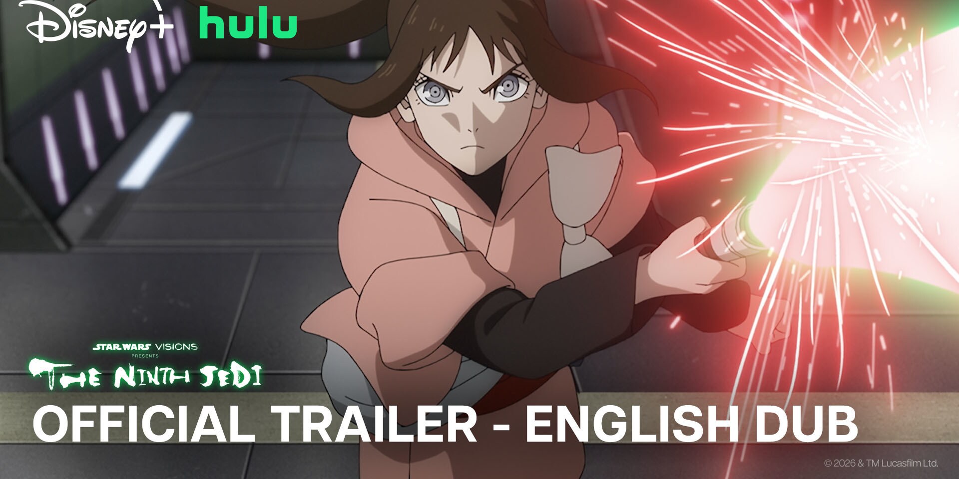English Dub Trailer | Star Wars: Visions Presents - The Ninth Jedi