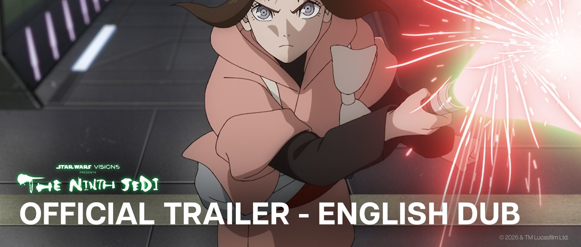 English Dub Trailer | Star Wars: Visions Presents - The Ninth Jedi