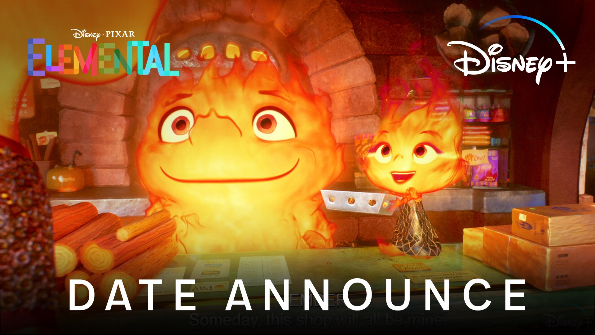 Date Announce | Elemental | Disney+