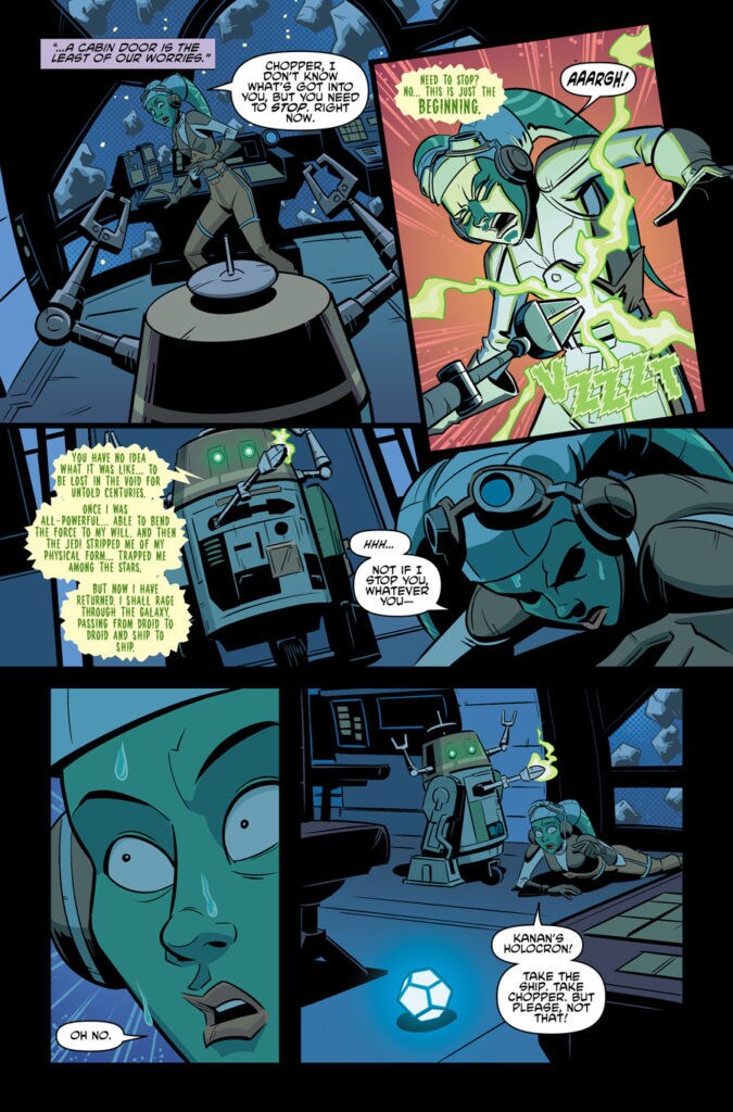 Hera in some spooky trouble in Tales from Vader's Castle #1.