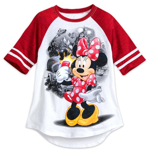 Minnie Mouse Raglan Tee for Girls - Walt Disney World | shopDisney