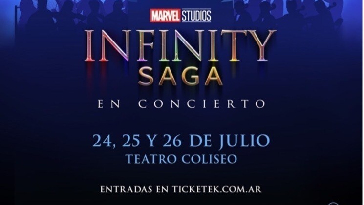 ARGENTINA || MARVEL STUDIOS' INFINITY SAGA EN CONCIERTO SE PRESENTARÁ EL 24, 25 Y 26 DE JULIO POR PRIMERA VEZ EN BUENOS AIRES