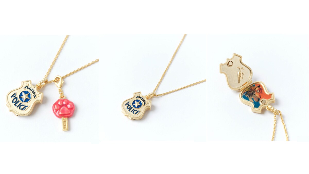 ネックレス　ズートピア　警察バッジ