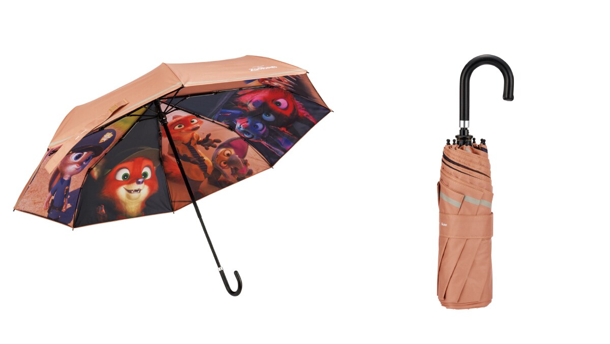 晴雨兼用両面印刷折りたたみ傘55cm