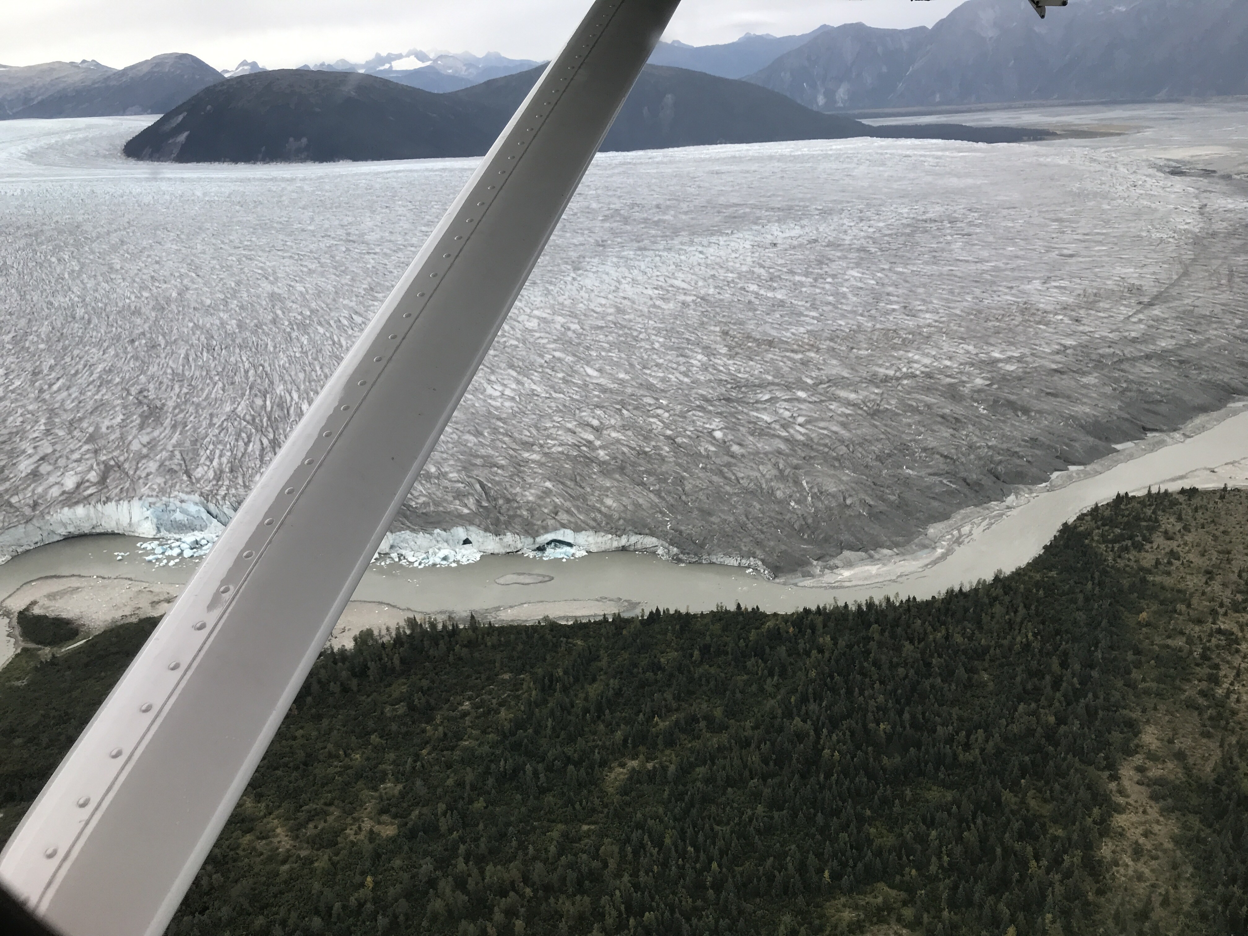 Plane View on Taku Glacier Excursion on Disney Wonder Alaska Cruise