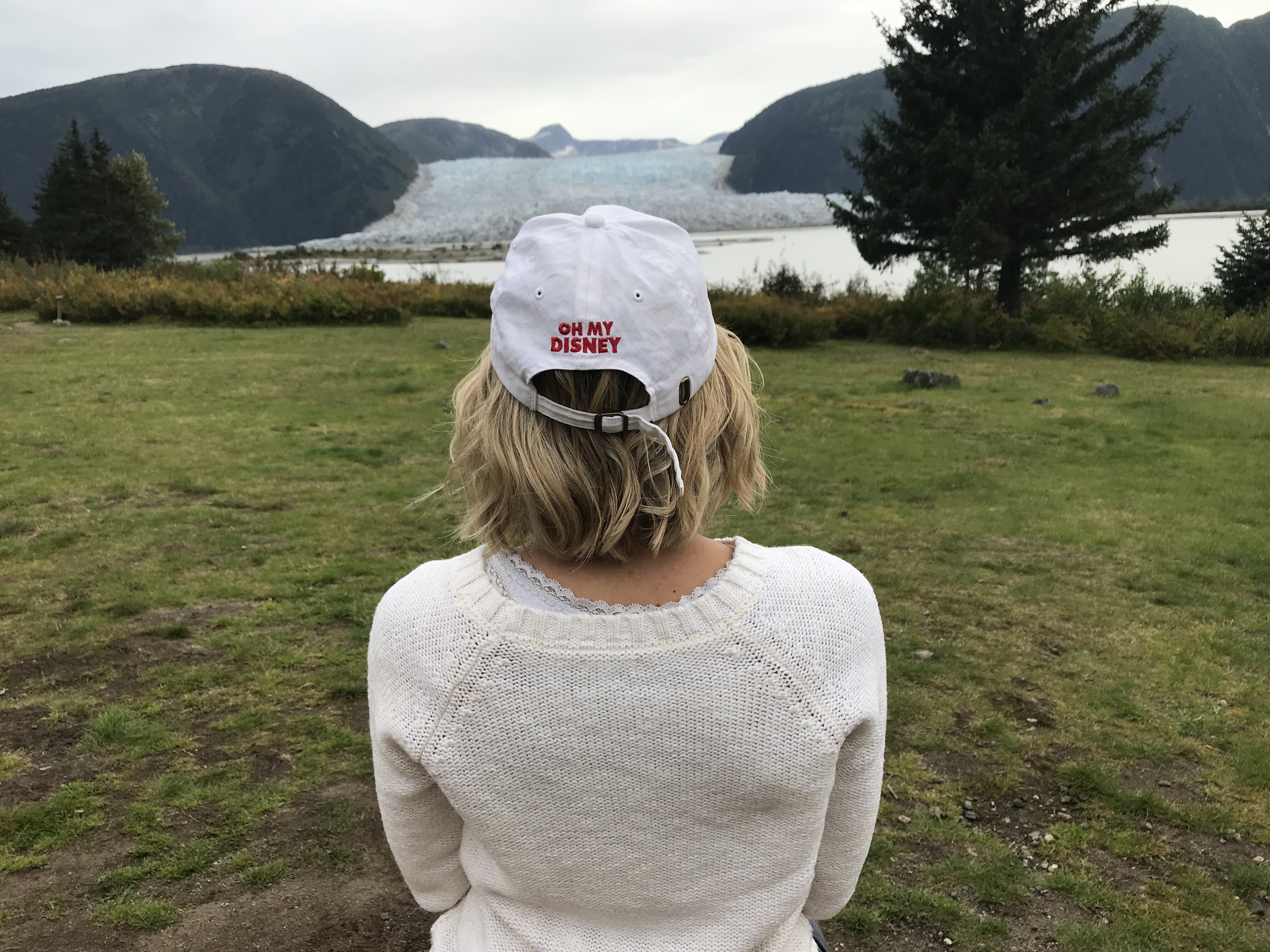 Oh My Disney hat at the Taku Glacier Excursion on the Disney Wonder Alaska Cruise