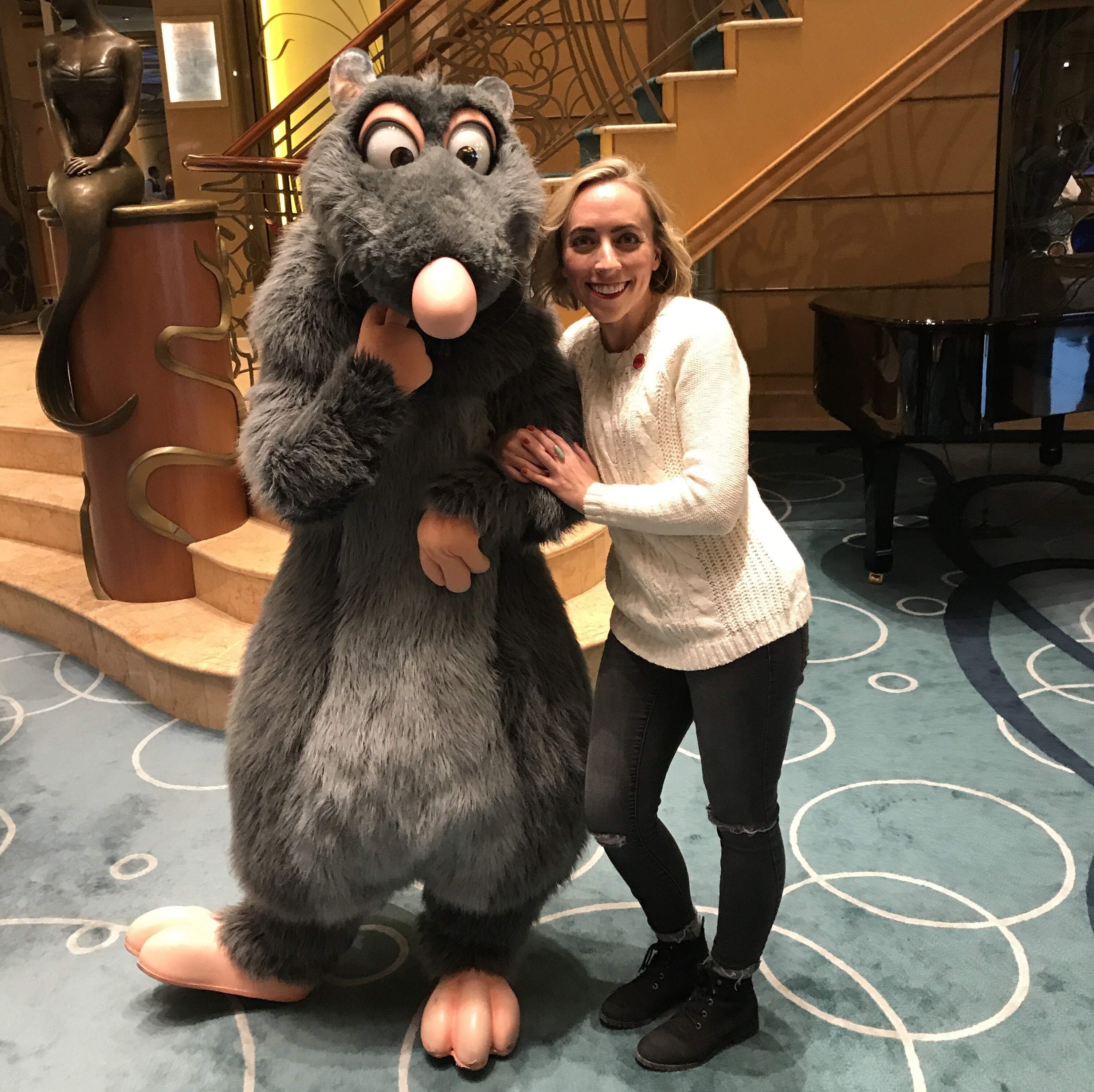 Remy and Oh My Disney Host Michelle Lema on the Disney Wonder