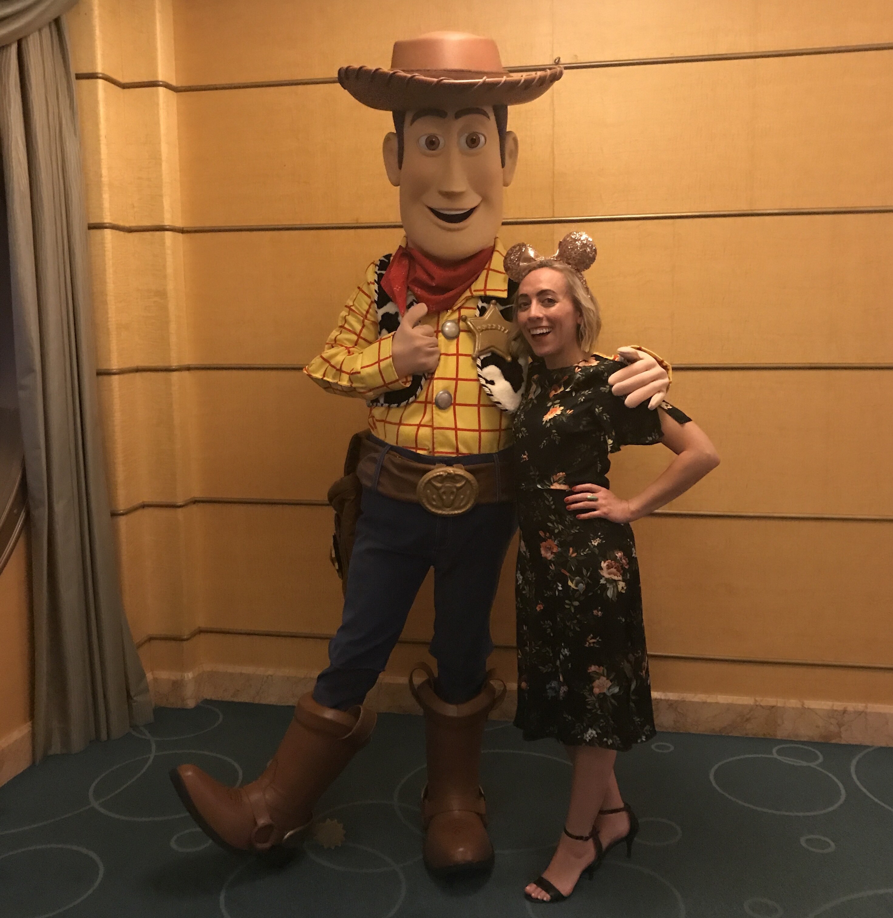 Woody and Oh My Disney Host Michelle Lema on the Disney Wonder